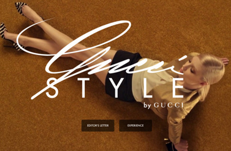 События :  Gucci выпустил электронный журнал Gucci Style для владельцев устройств iPad и iPhone.